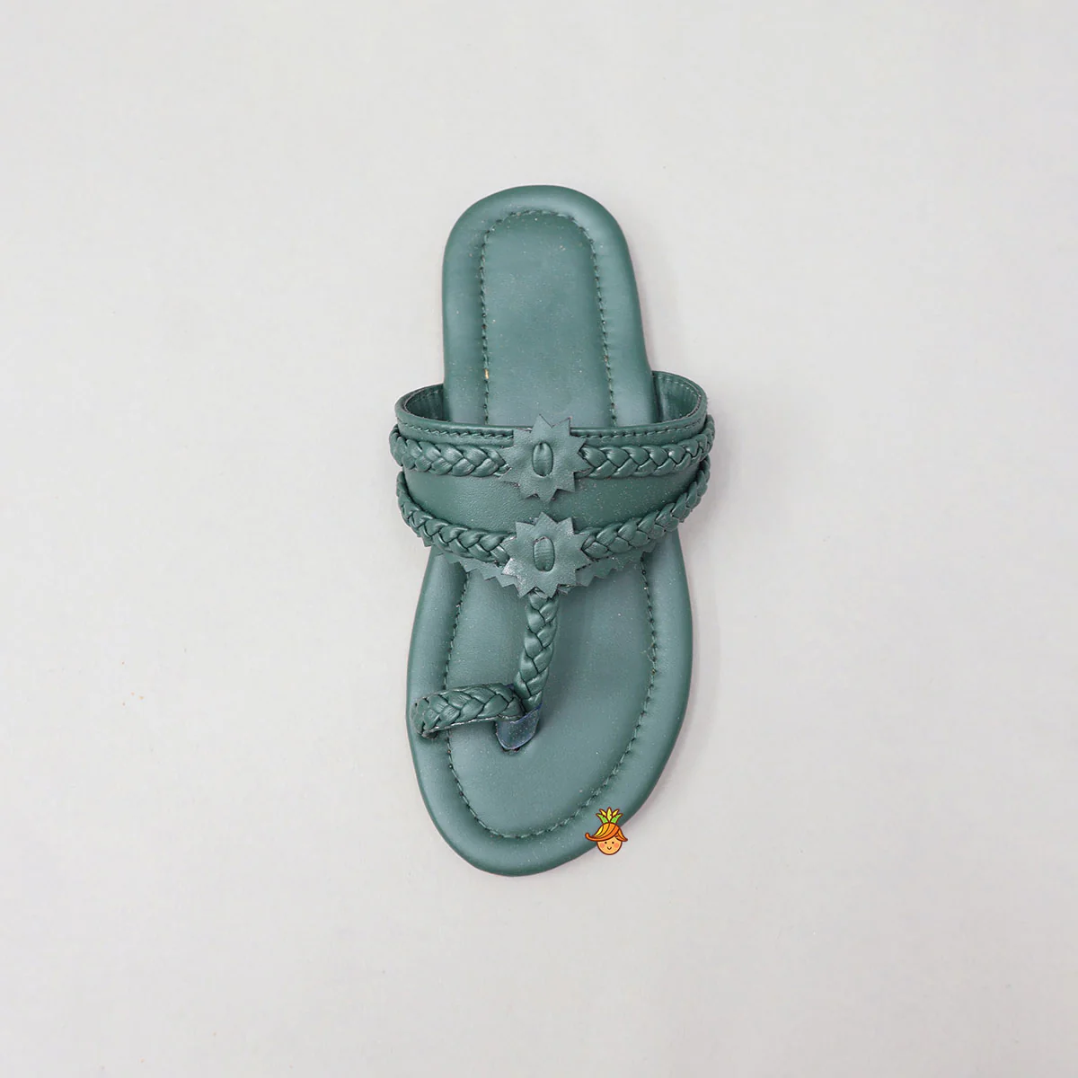 Elegant Kolhapuri Flats With Braided Detailing - Image 4