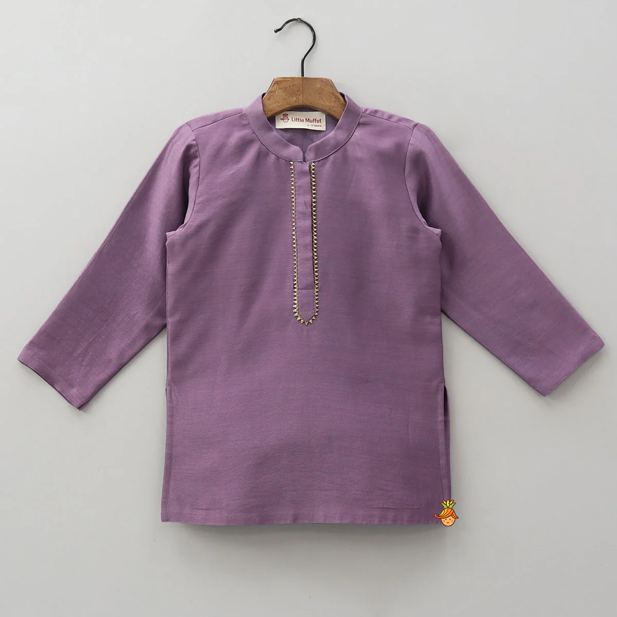 Elegant Kurta With Hand-Sequins Embroidered Jacket And Pyjama - Image 4