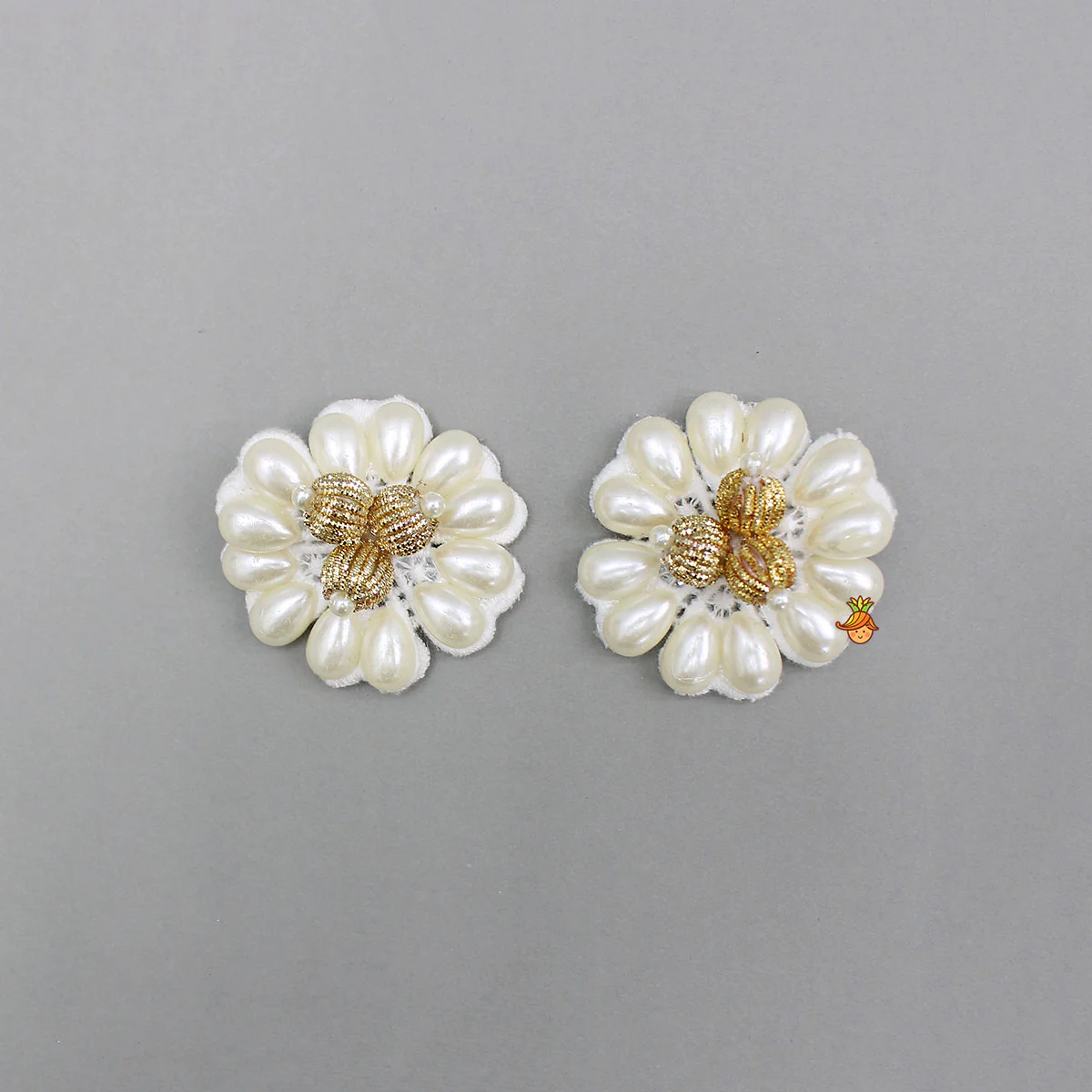 Elegant Patch Work Hair Clip - Set of 4 - Image 3