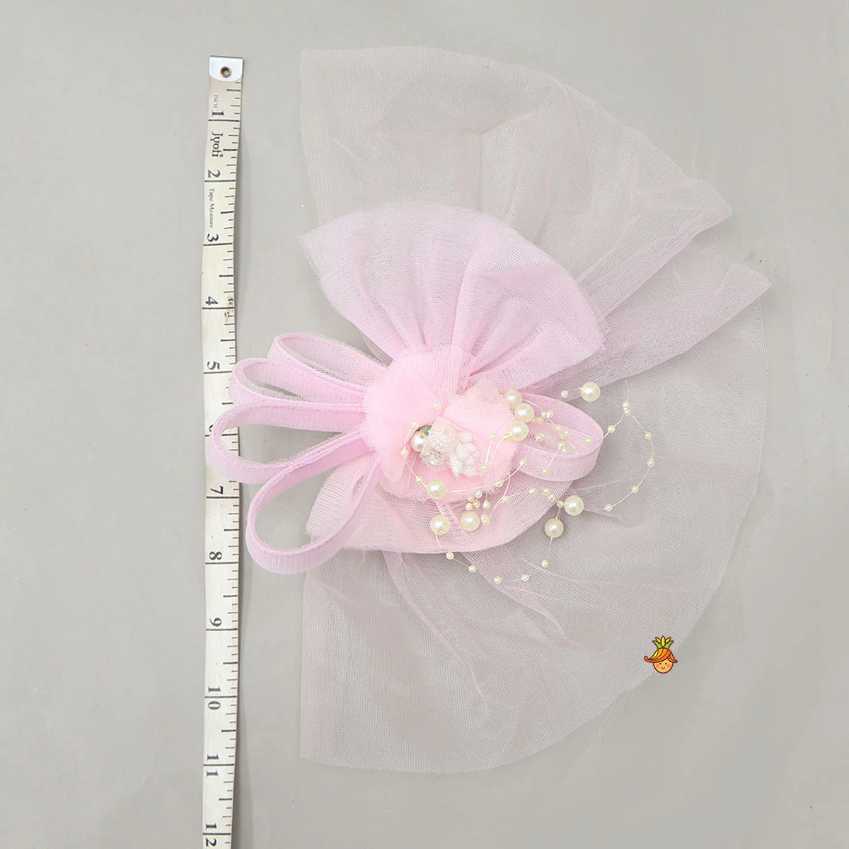 Elegant Pink Floral Hair Clip - Image 4