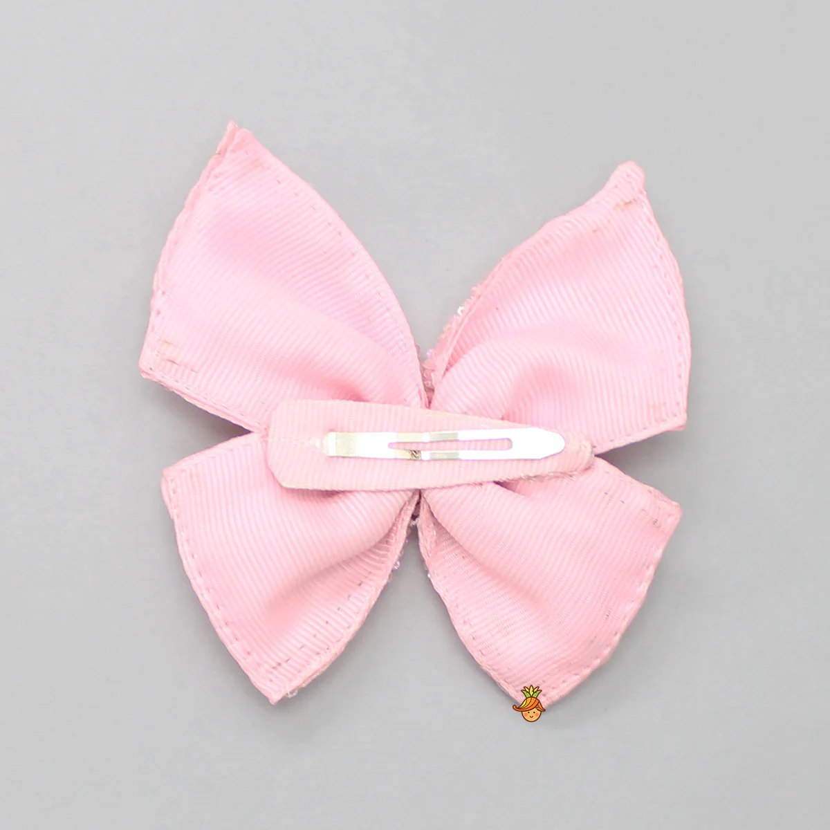 Elegant Pink Sequins Embroidered Hairclip - Image 2