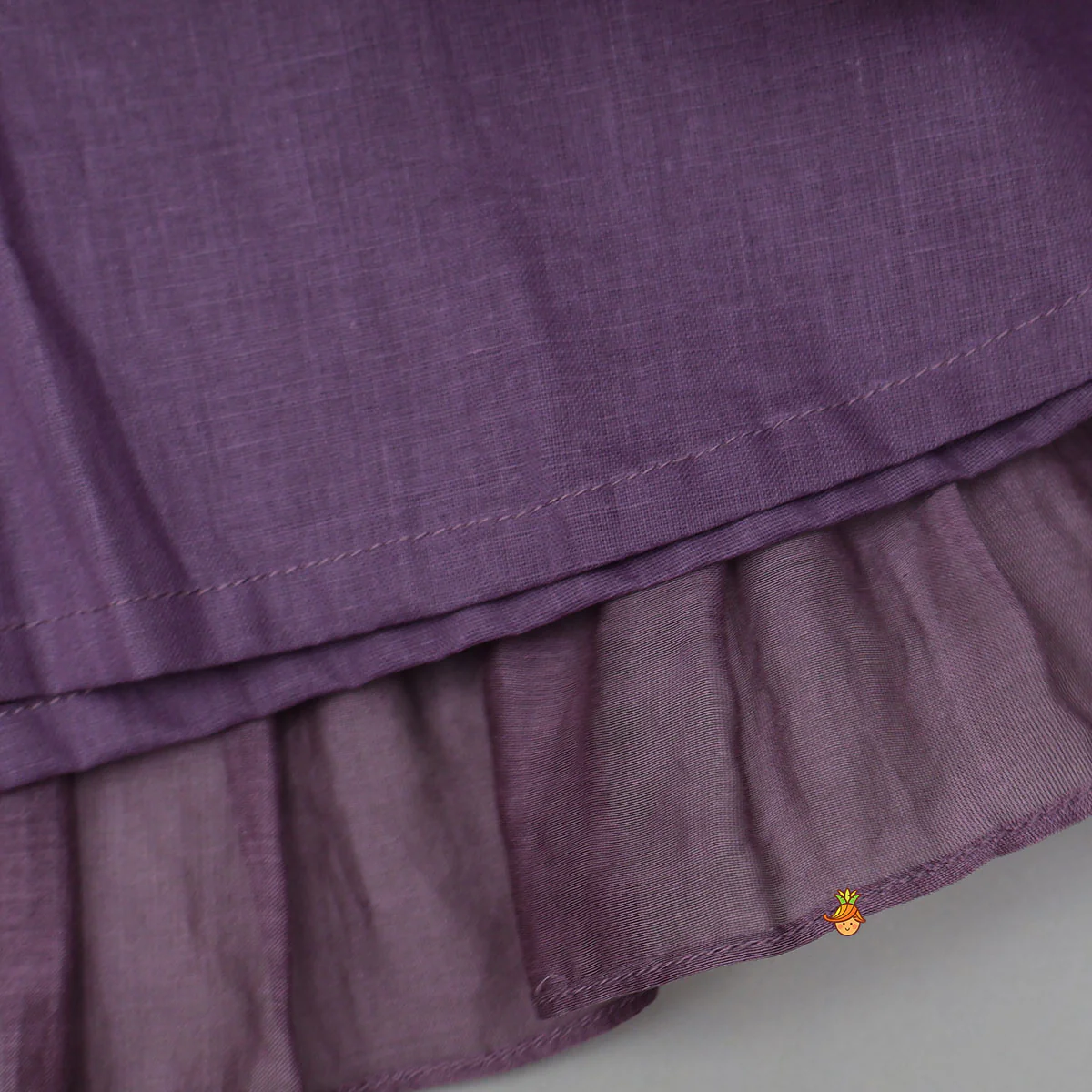 Elegant Ruffled Kurti With Pleated Dhoti - Image 7