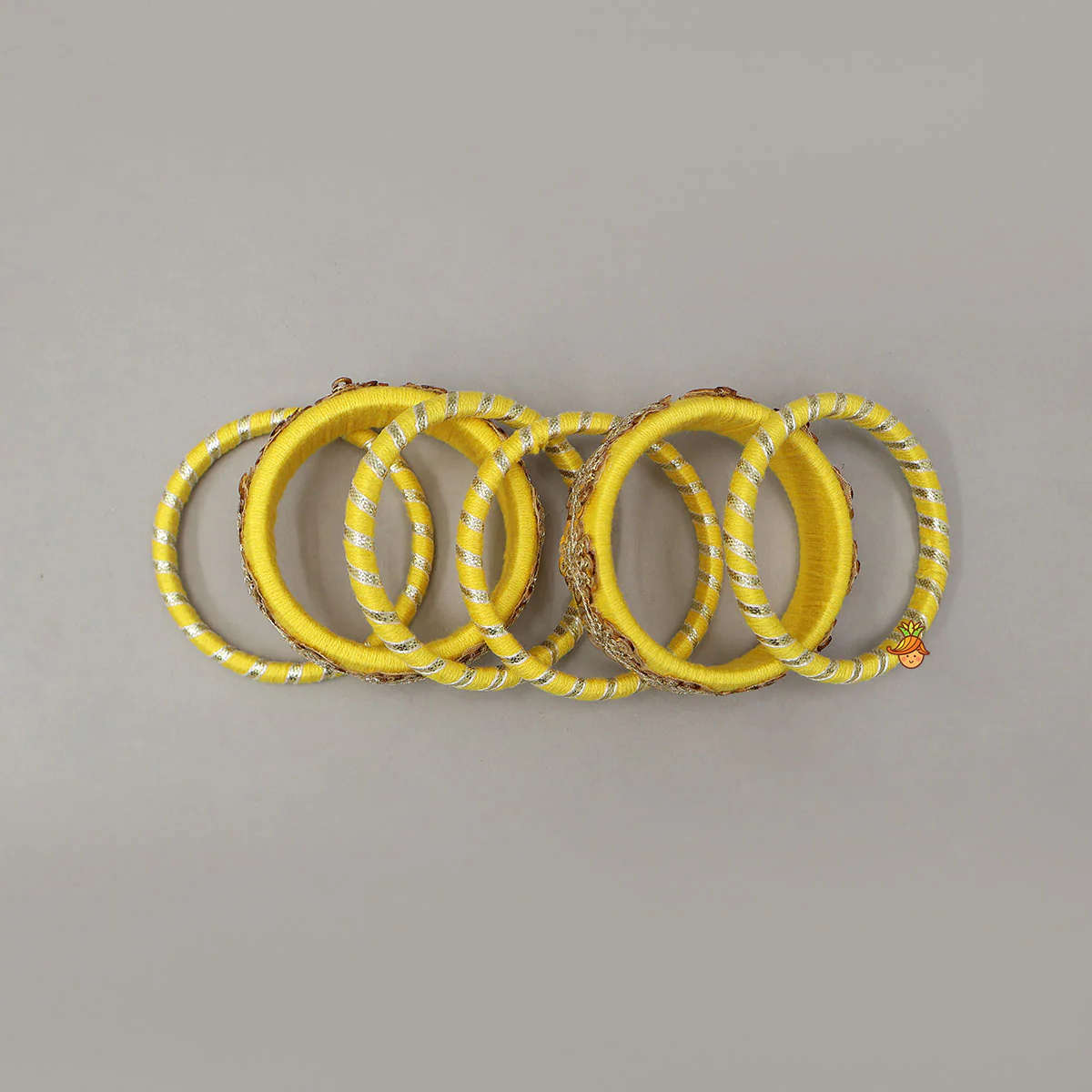 Elegant Thread Bangles With Sequin Detailing - Image 3