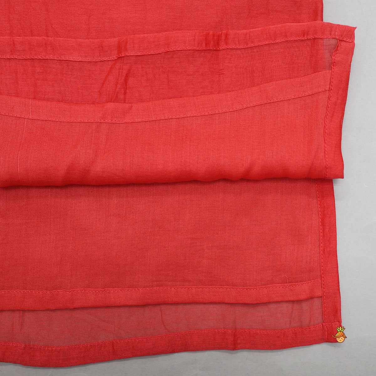 Embroidered Collar And Front Placket Kurta With Pyjama - Image 5