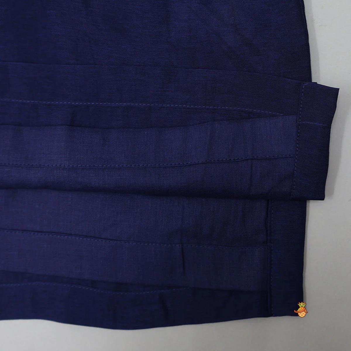 Embroidered Front Placket Ethnic Kurta With Churidar - Image 5