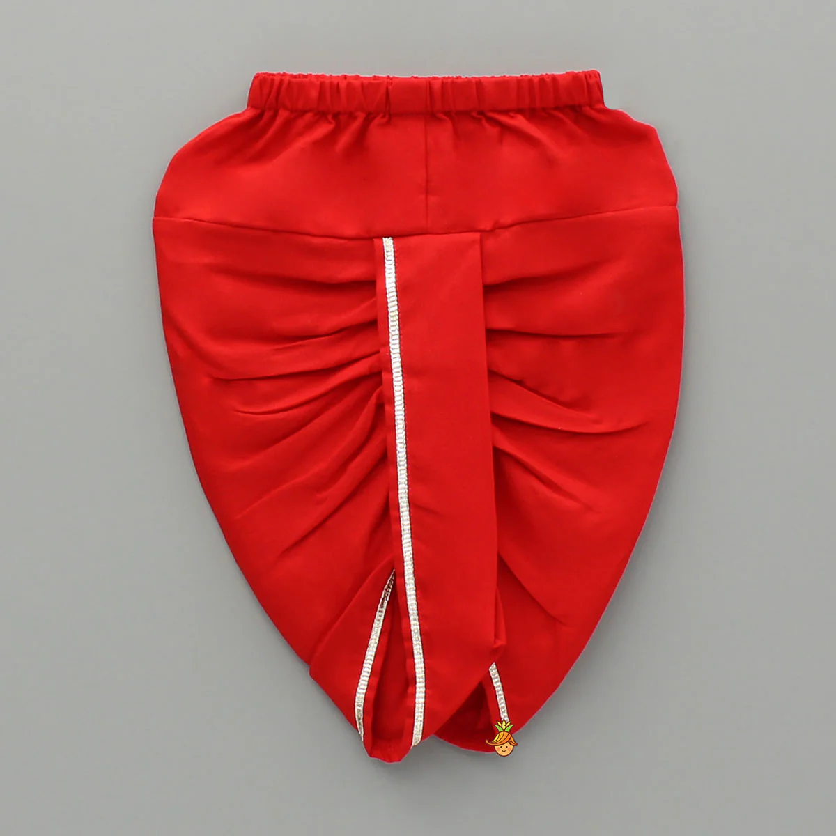 Embroidered Kurta And Dhoti With Cap And Booties - Image 5