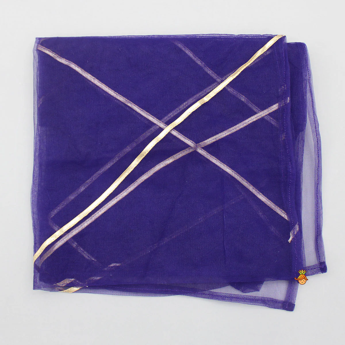 Embroidered Purple Kurti And Sharara With Net Dupatta - Image 7