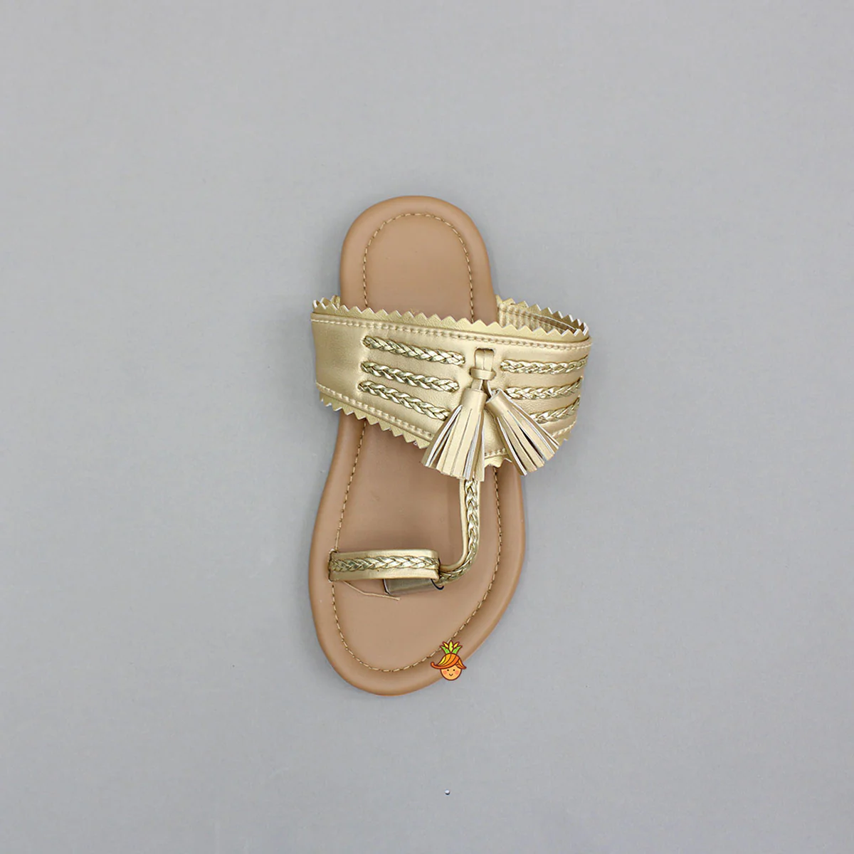 Ethnic Braid Detailed Kolhapuri Flats - Image 4