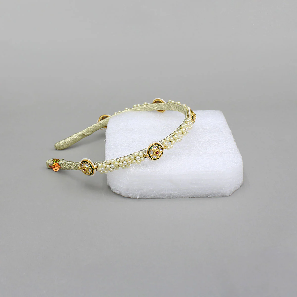Ethnic Floral Embellished Hair Band - Image 3