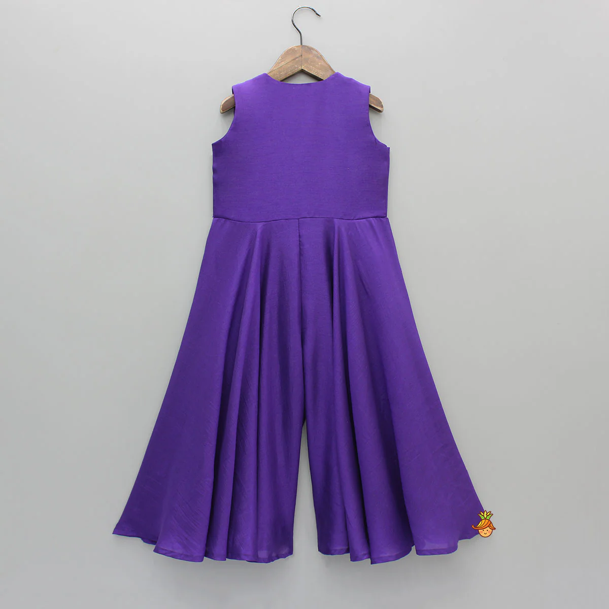 Ethnic Floral Sequins Flowy Jumpsuit - Image 2