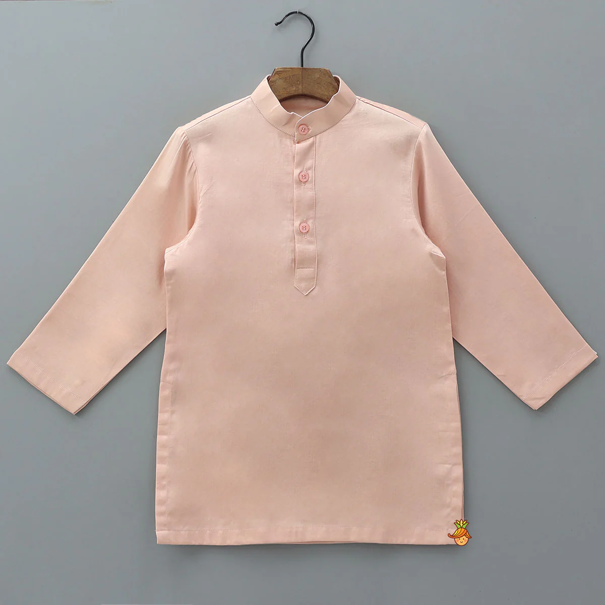 Ethnic Kurta With Embroidered Collar Jacket And Pyjama - Image 4