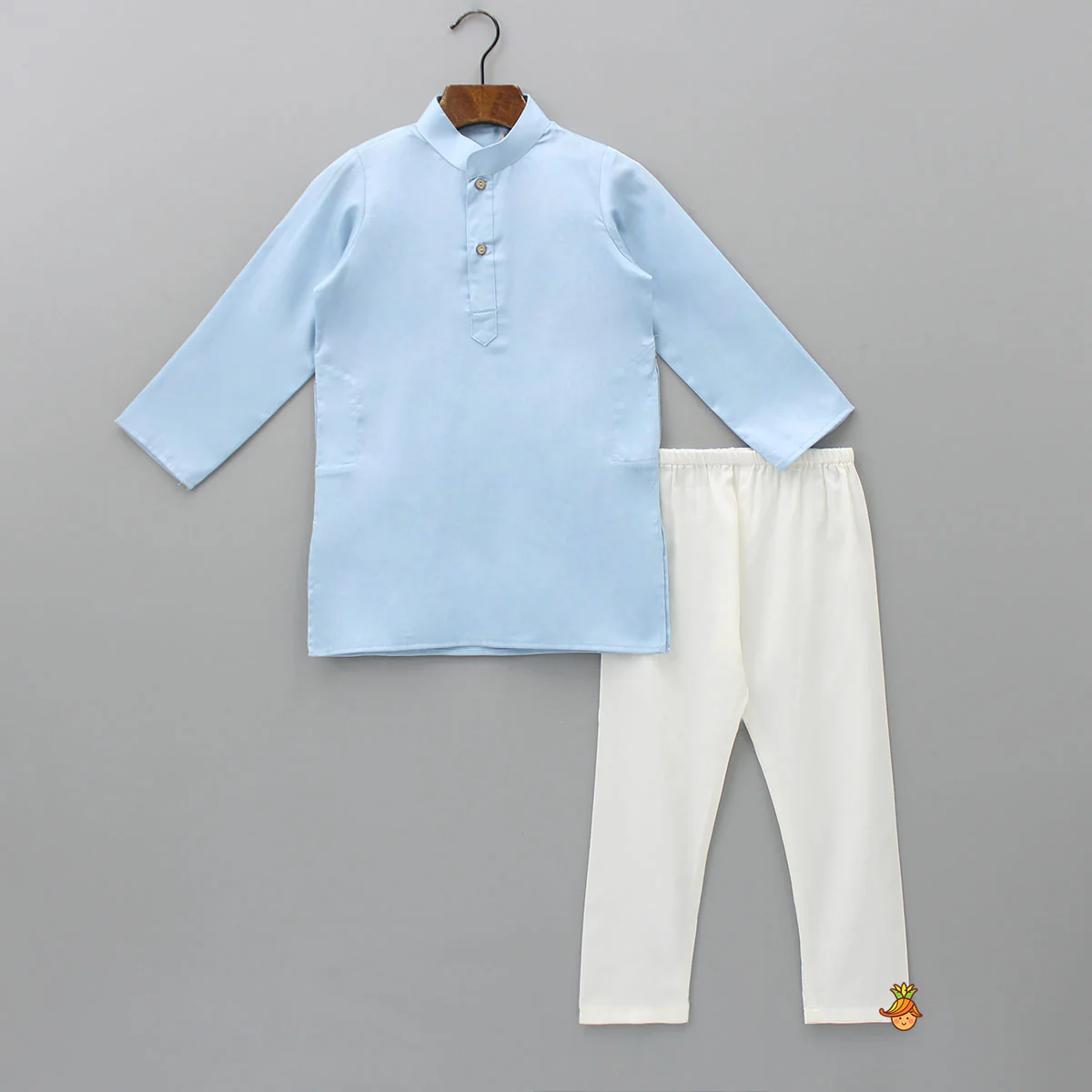 Ethnic Kurta With Exquisite Sequins Work Jacket And Pyjama - Image 3