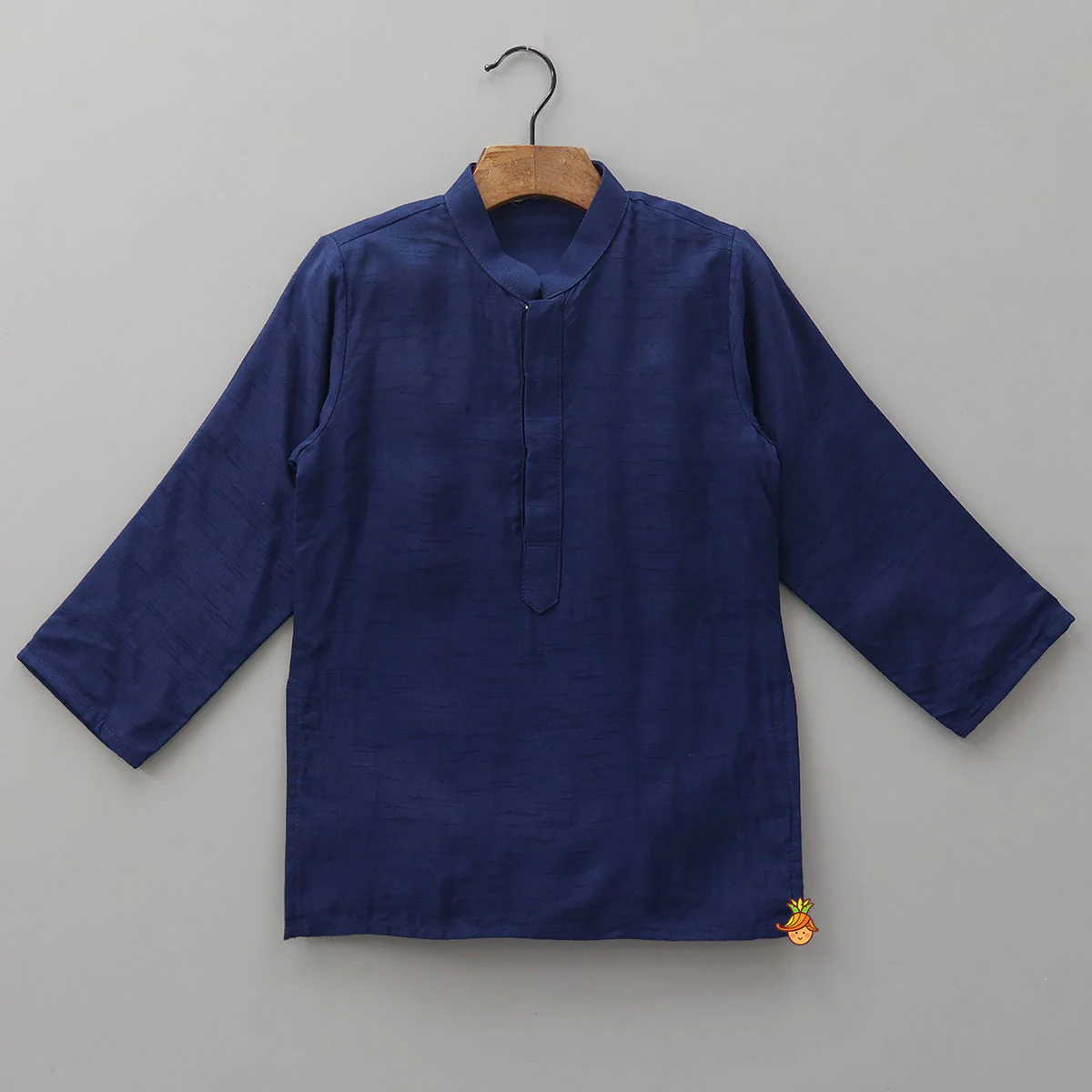 Ethnic Kurta With Heavy Embroidered Asymmetric Jacket And Matching Pyjama - Image 4