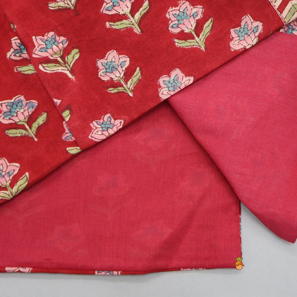 Ethnic Kurta With Loop Buttons Detail Jacket And Dhoti - Image 7