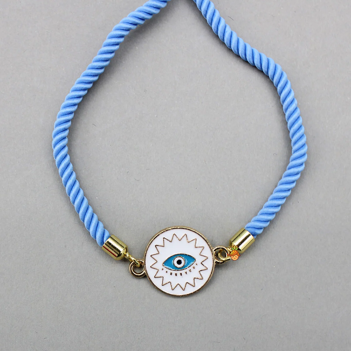 Evil Eye Adjustable Blue Rakhi - Image 3