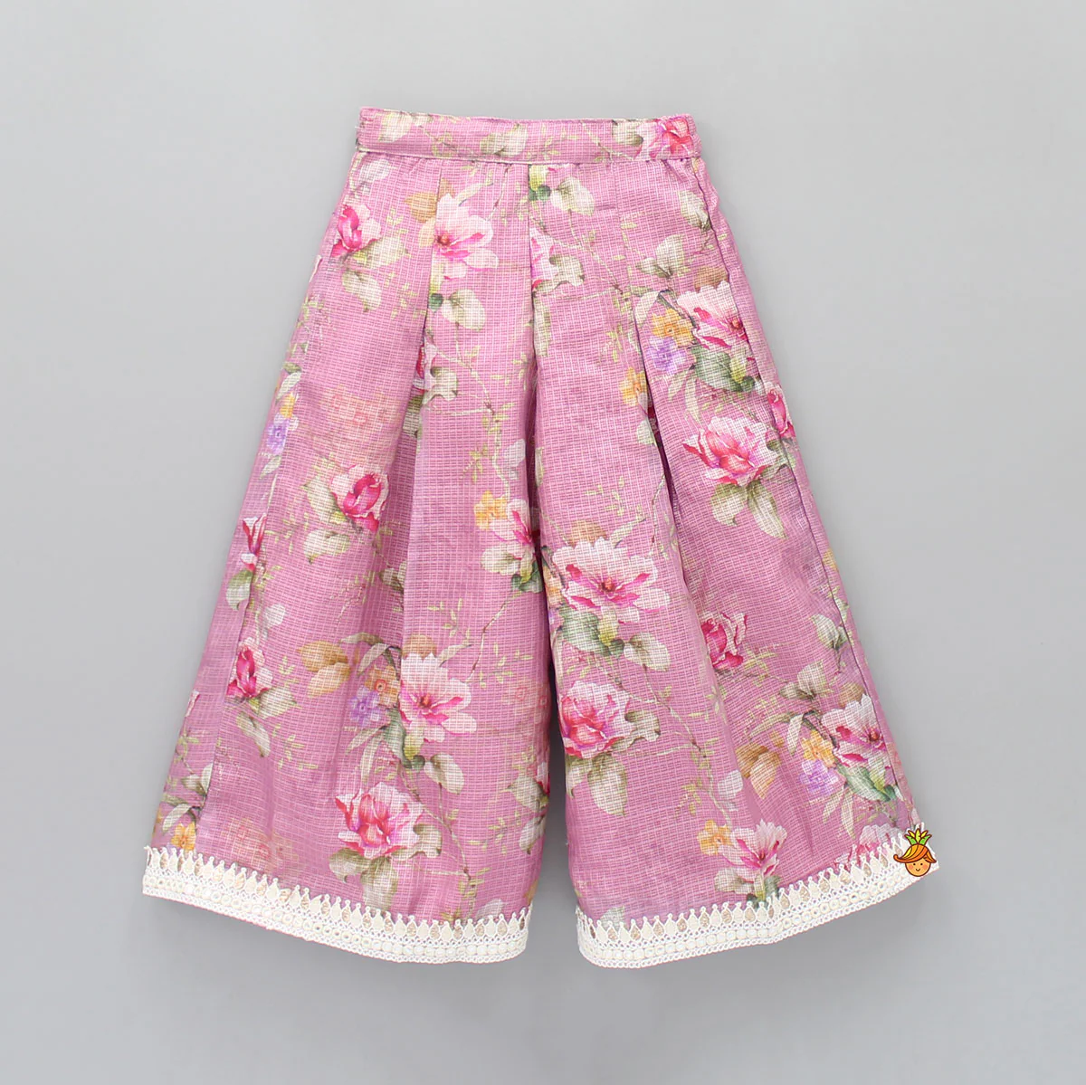 Exquisite Abhla Work Top And Pink Palazzo - Image 4