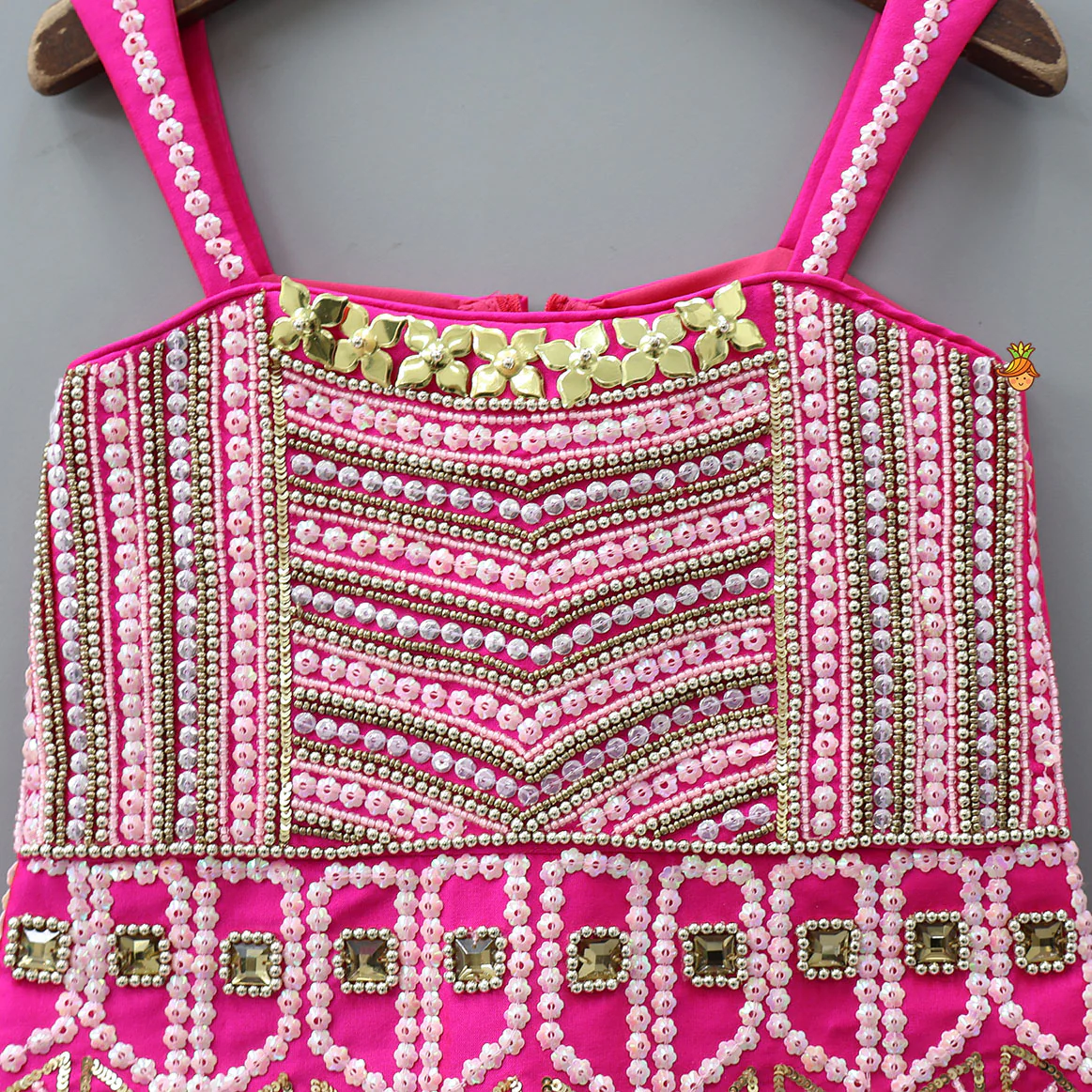 Exquisite Kurti With Flared Sharara And Dupatta - Image 6