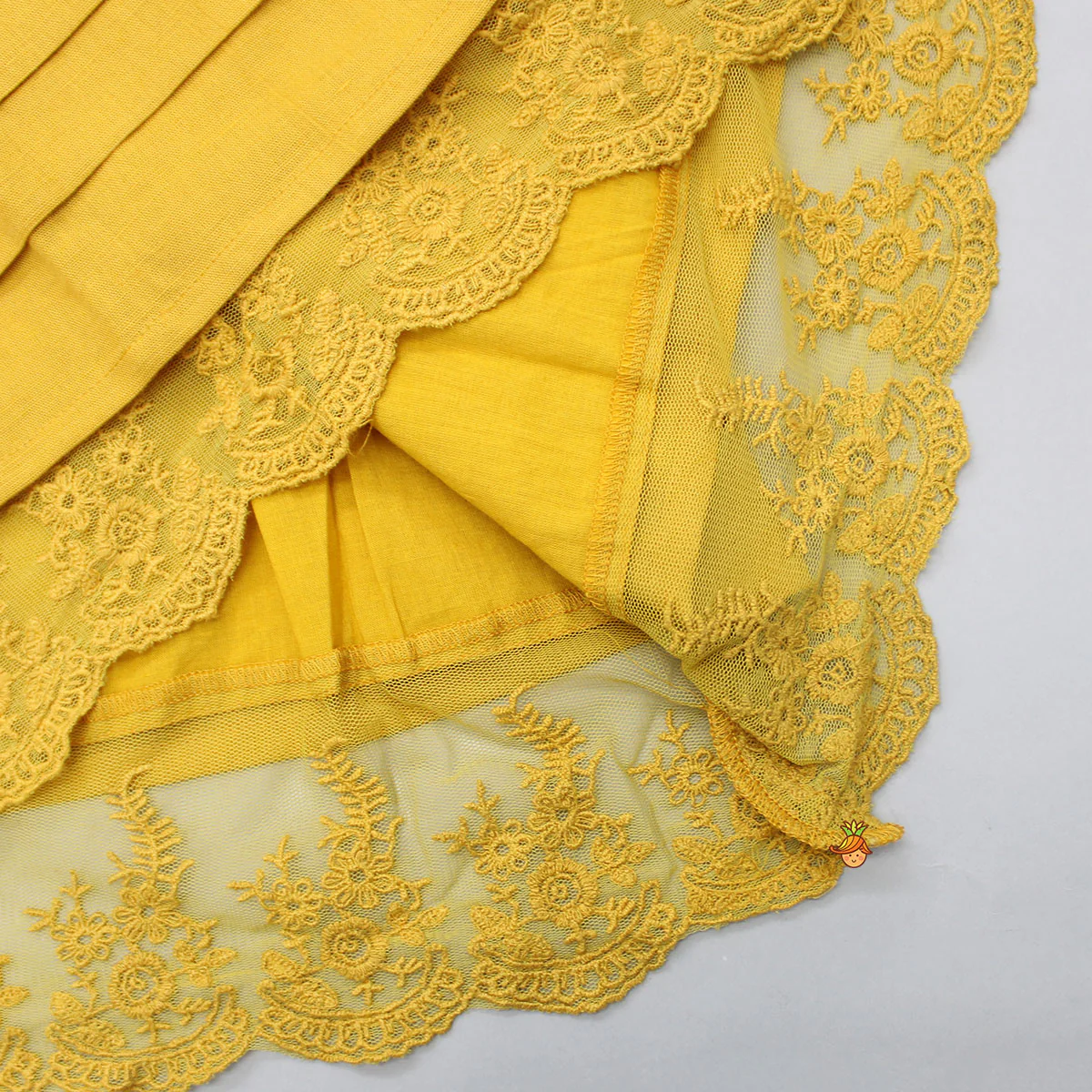 Fancy Lace Detailed Dress At Hems - Image 4