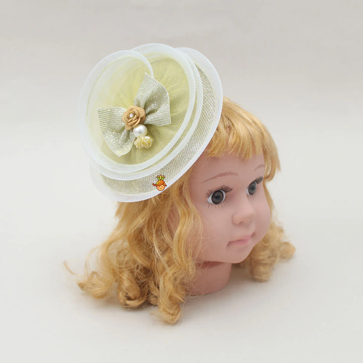 Fancy Shimmery Bow Hair Clip - Image 3