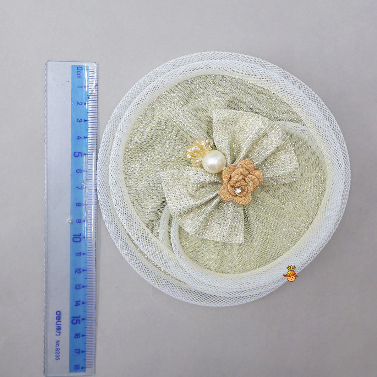 Fancy Shimmery Bow Hair Clip - Image 4