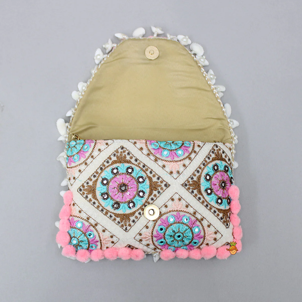 Faux Mirror Work Sling Bag - Image 4