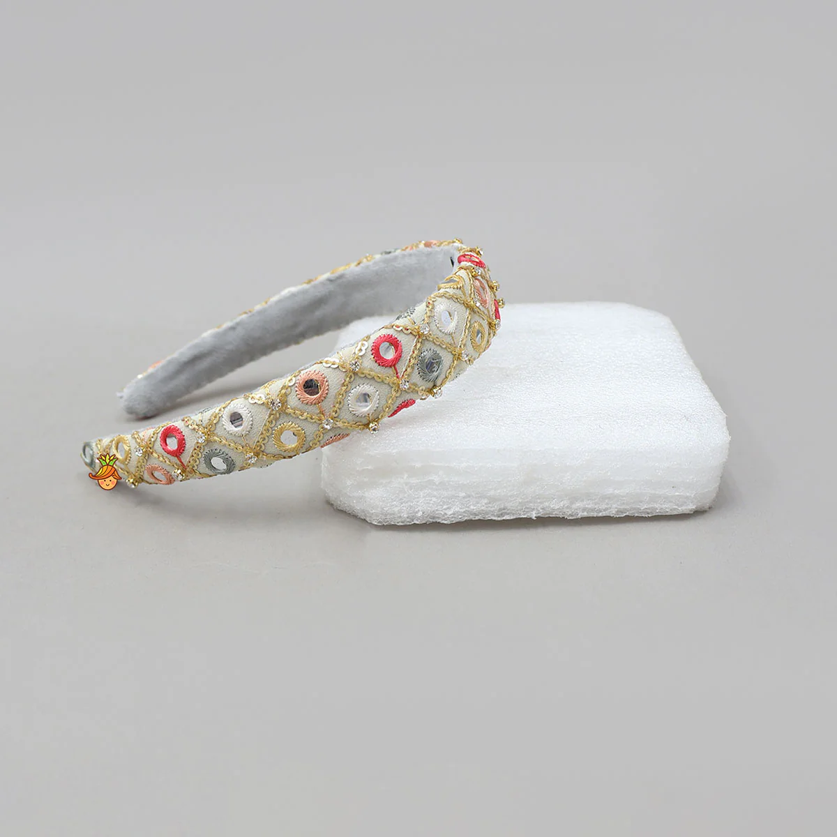 Faux Mirror Work Hair Band - Image 3
