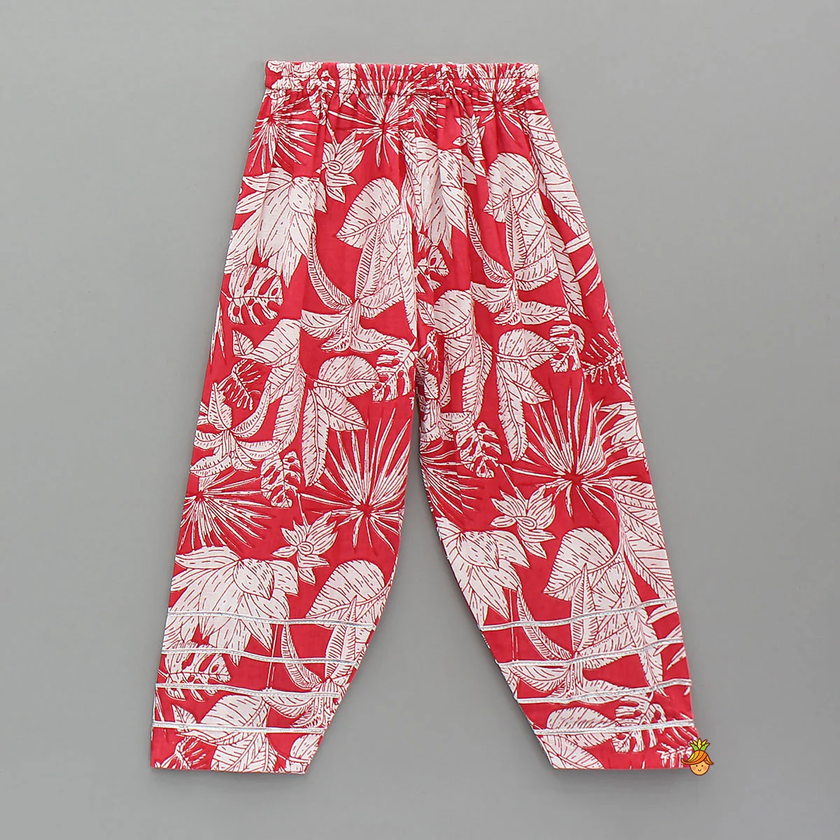 Flared Sleeves Printed Kurti And Pant - Image 4