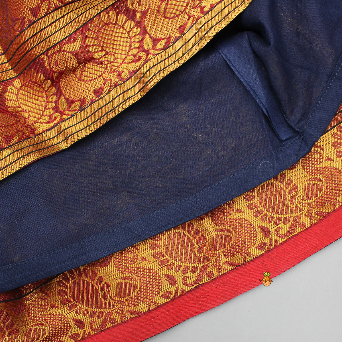 Floral Embroidered Top And Pleated Lehenga - Image 6