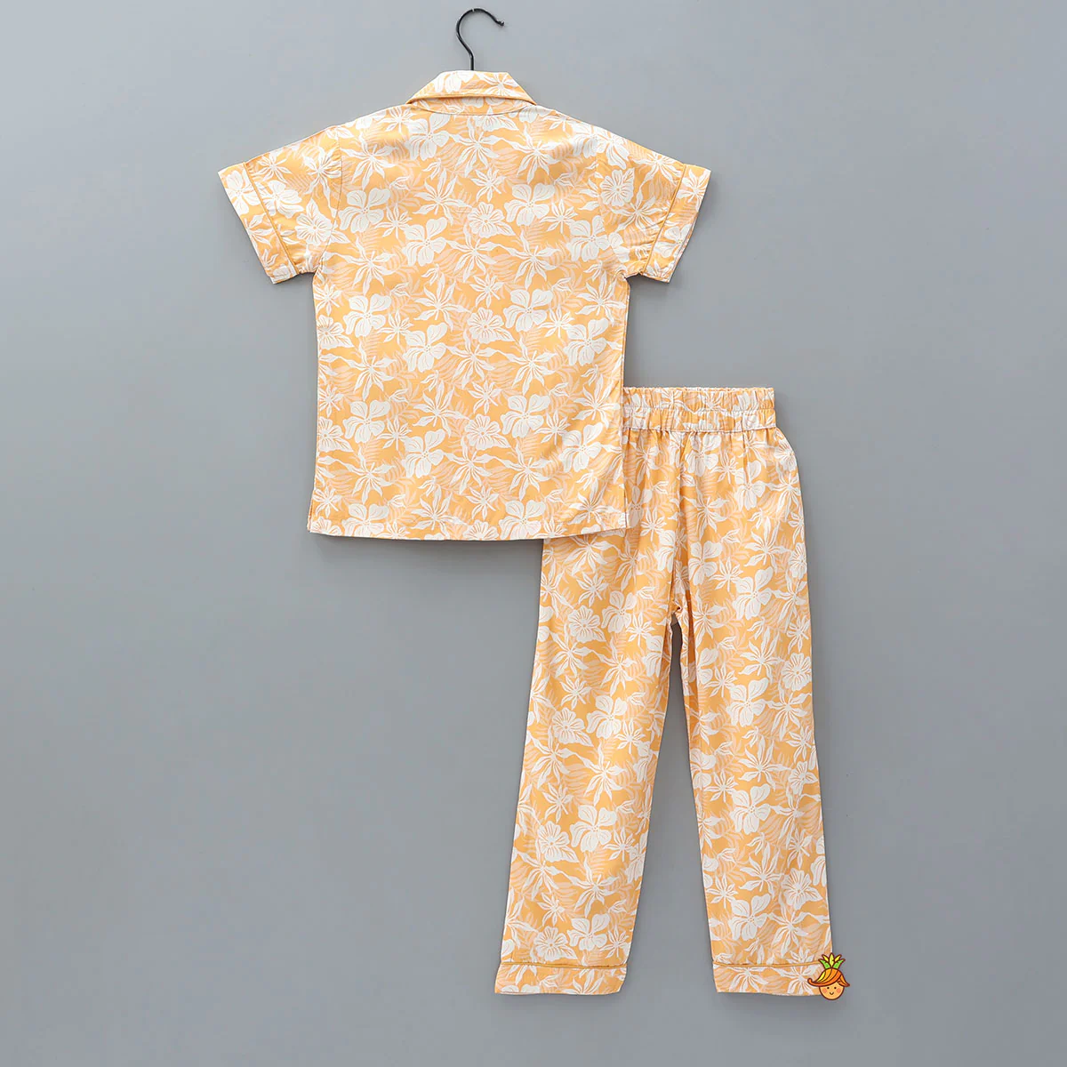Floral Print Bamboo Fabric Sleepwear Set - Image 2