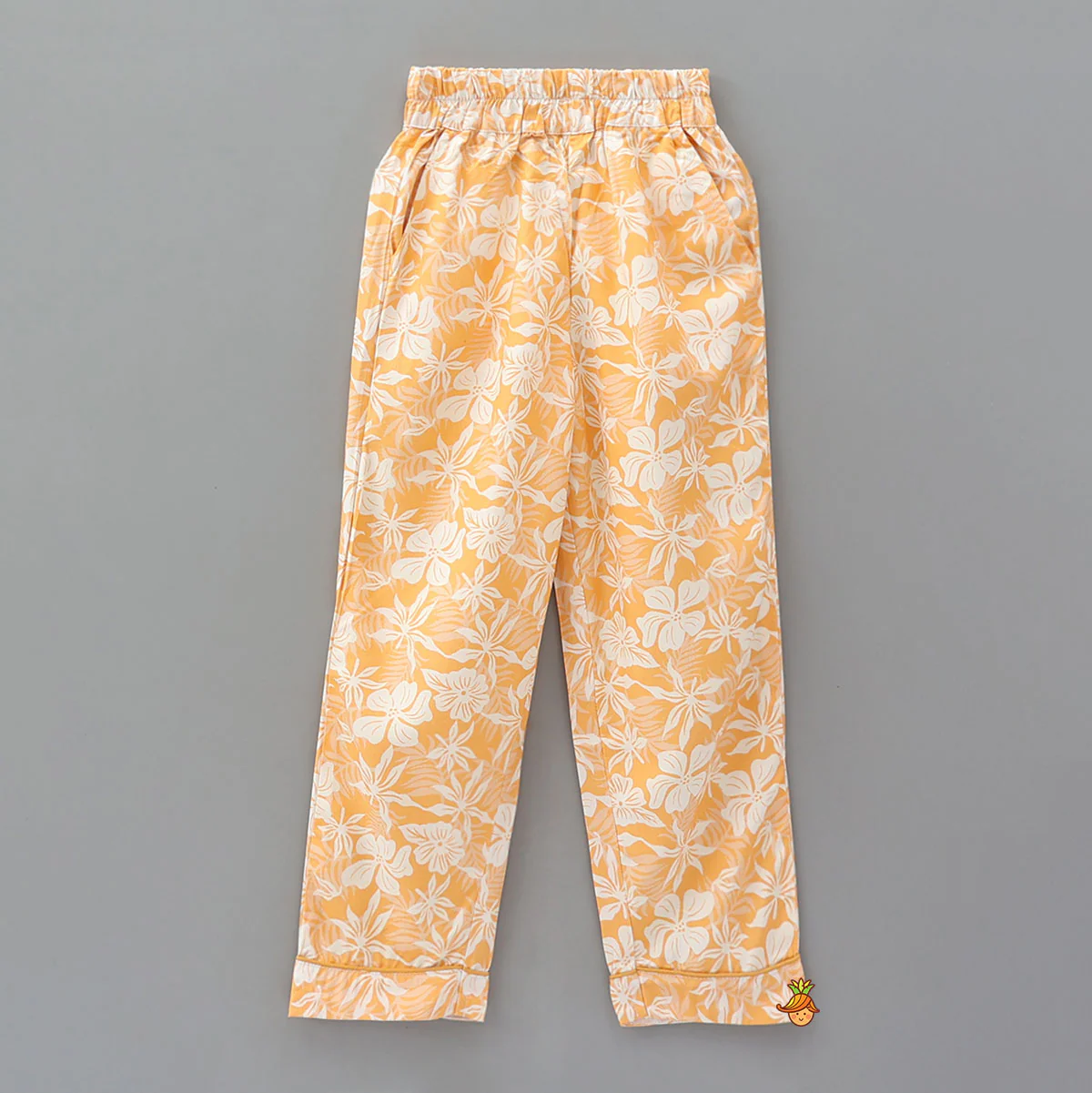 Floral Print Bamboo Fabric Sleepwear Set - Image 4