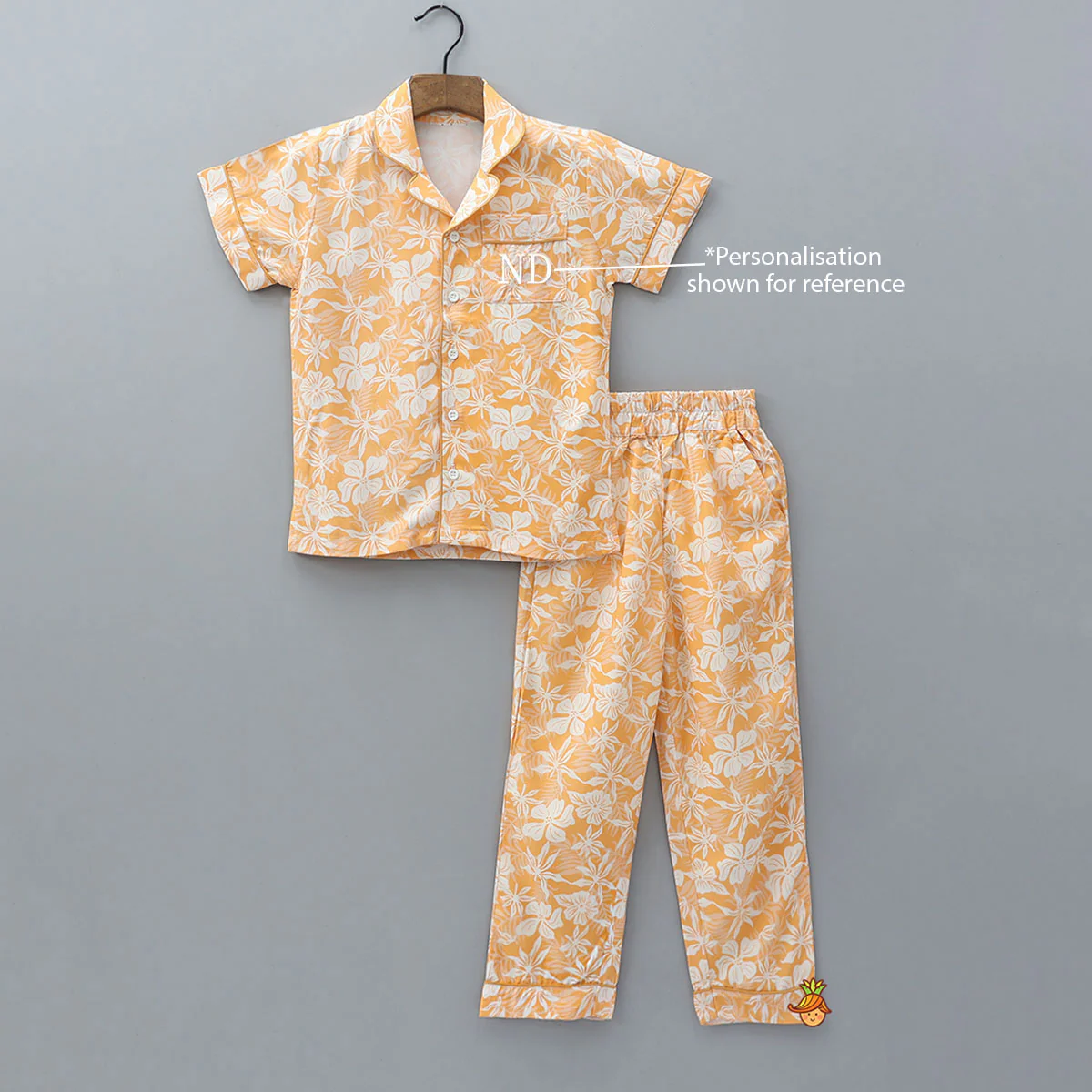 Floral Print Bamboo Fabric Sleepwear Set - Image 6