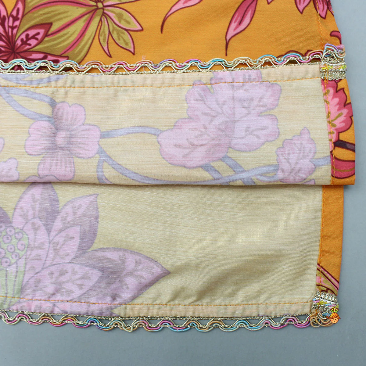 Floral Printed Kurti And Sharara With Dupatta - Image 6