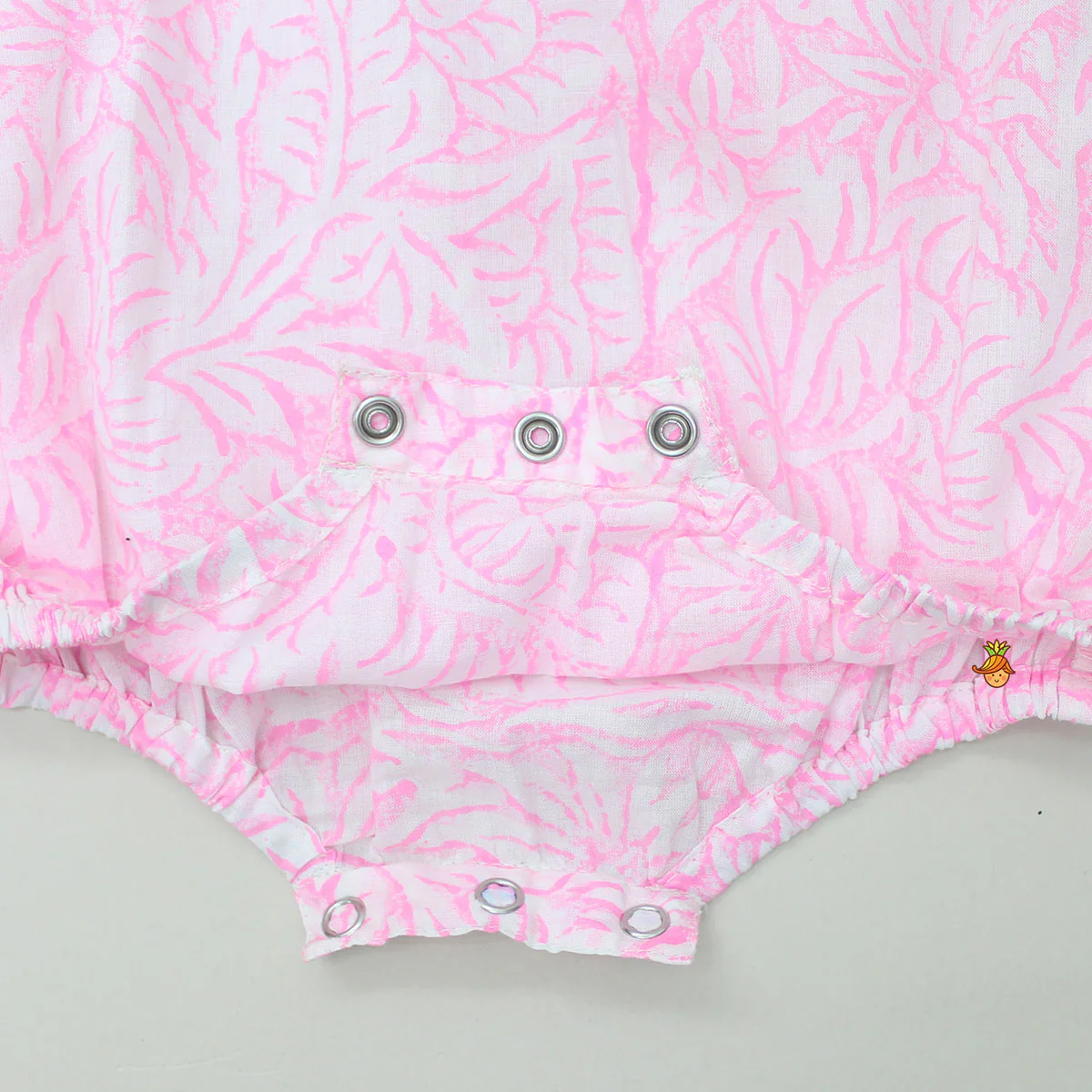 Floral Printed Taffy Pink Bodysuit - Image 4