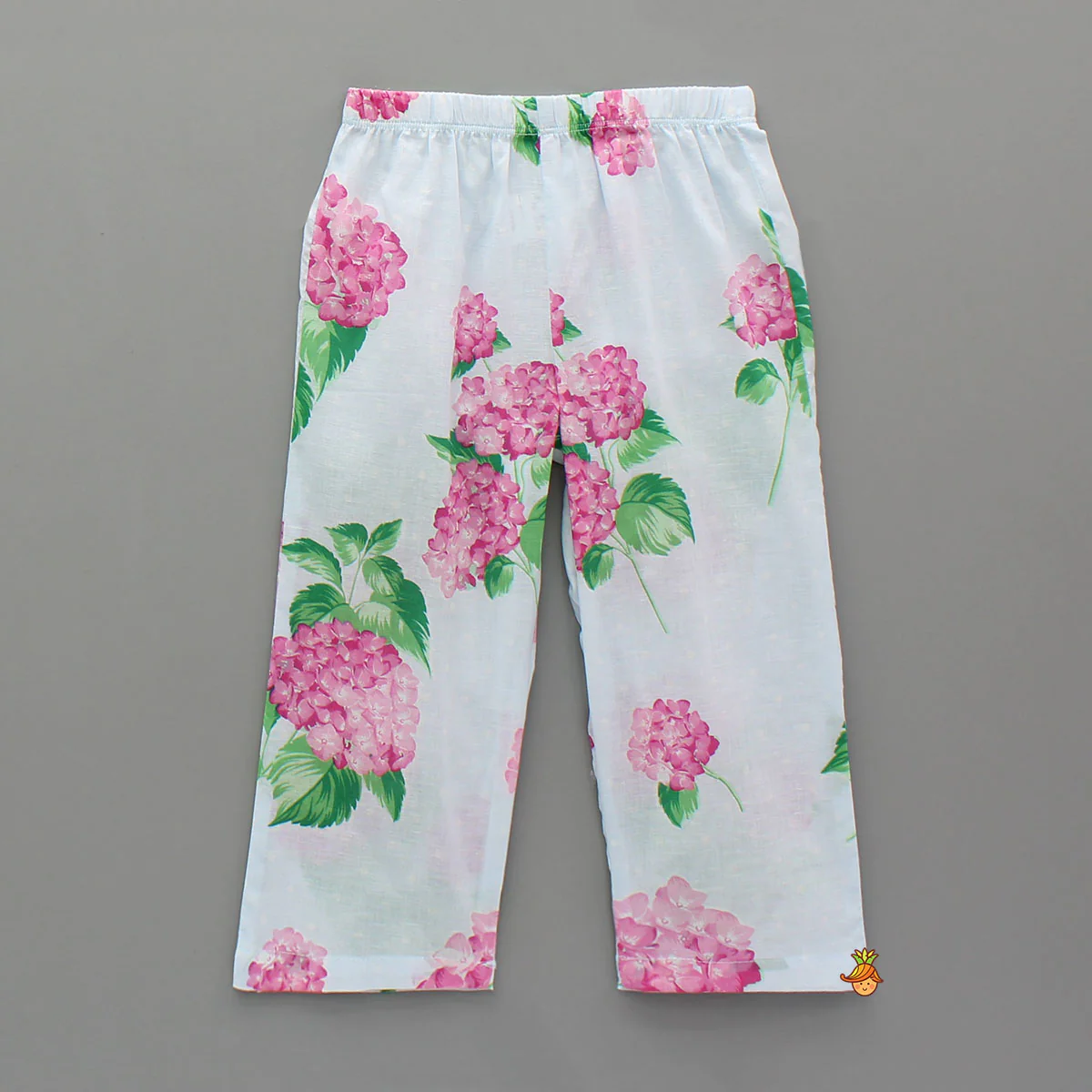 Floral Printed Top And Pyjama - Image 4