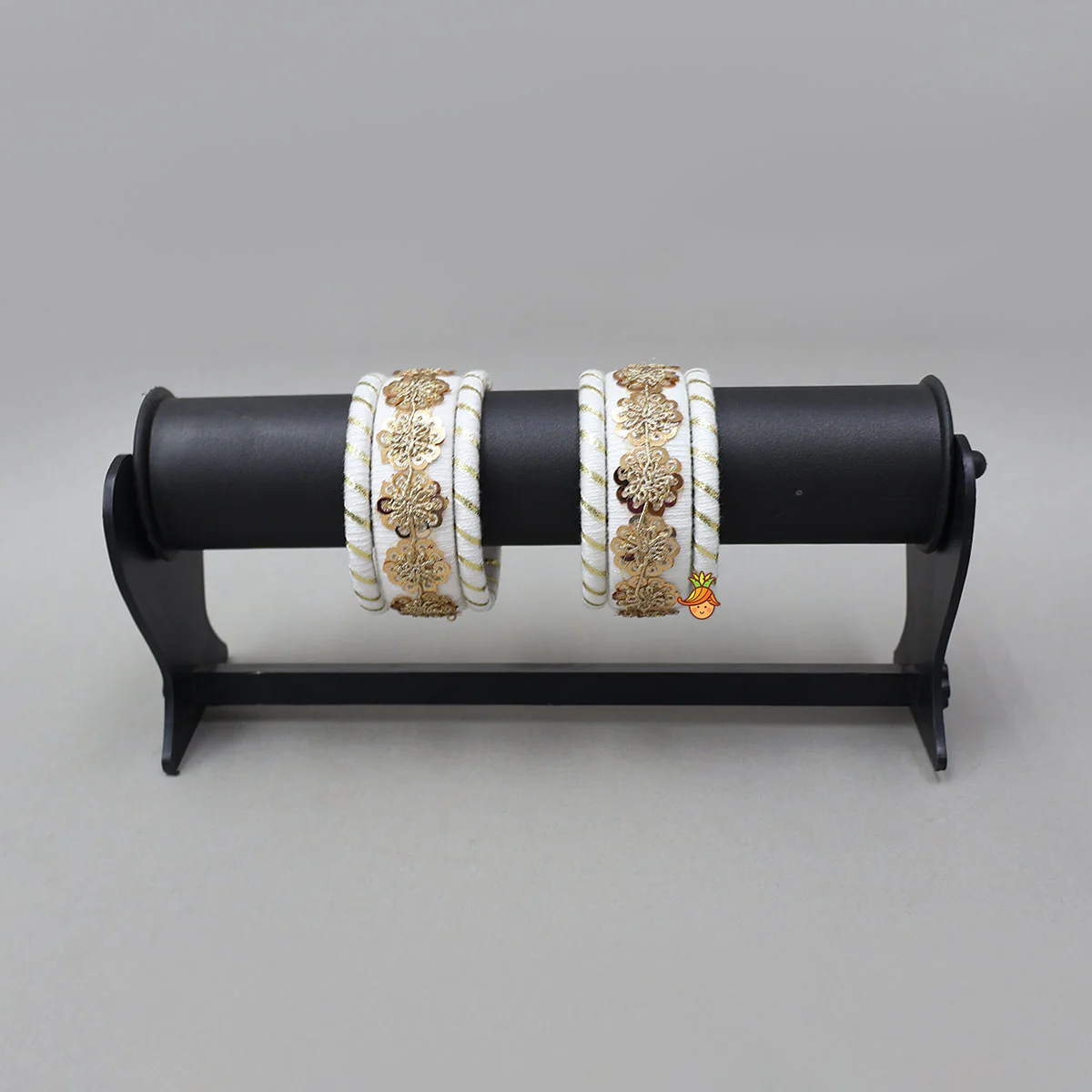 Floral Sequins-Detailed Beautiful Thread Bangles - Image 6