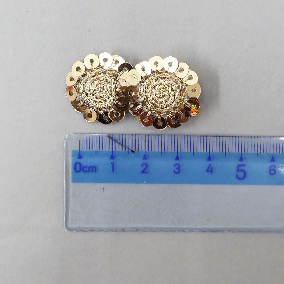 Floral Sequins Hair Clip - Set Of 3 - Image 5