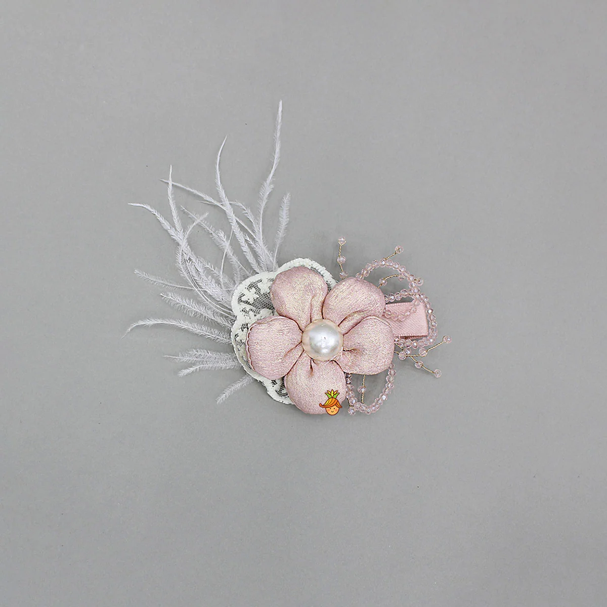 Floral Shimmery Hair Clip