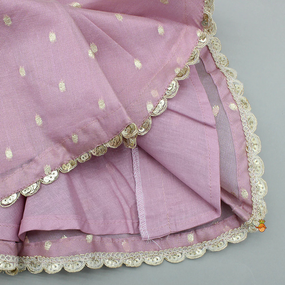 Flower Enhanced Kurti And Flared Palazzo - Image 6
