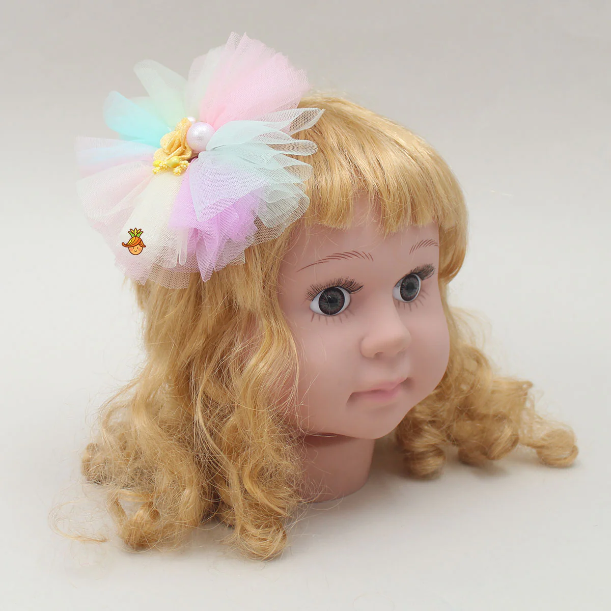 Flower Enhanced Net Multicolour Hair Clip - Image 3