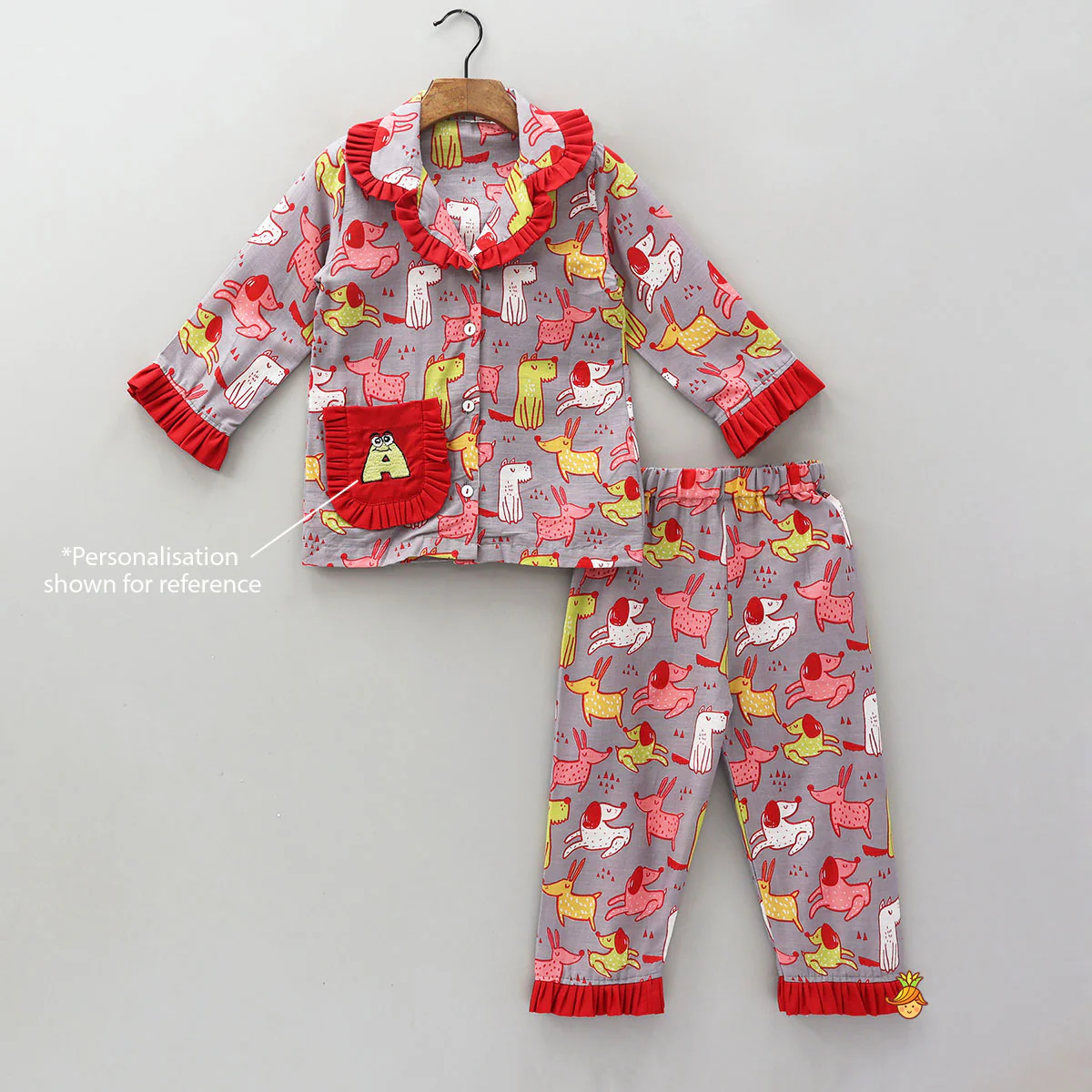 Frill-Detailed Cotton Sleepwear - Image 6
