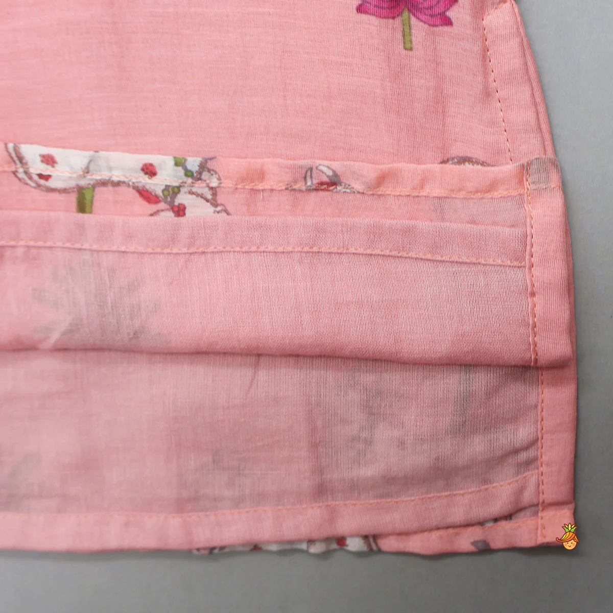 Front-Open Printed Kurta With Pyjama - Image 5
