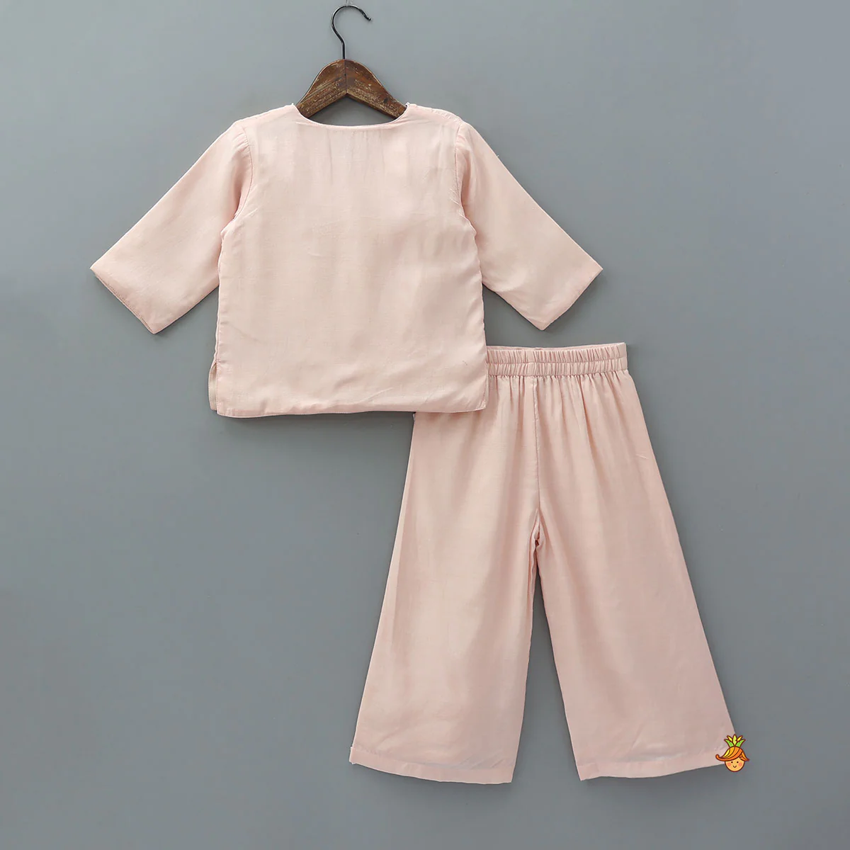 Front Open Tie-Up Top And Palazzo Pant - Image 2