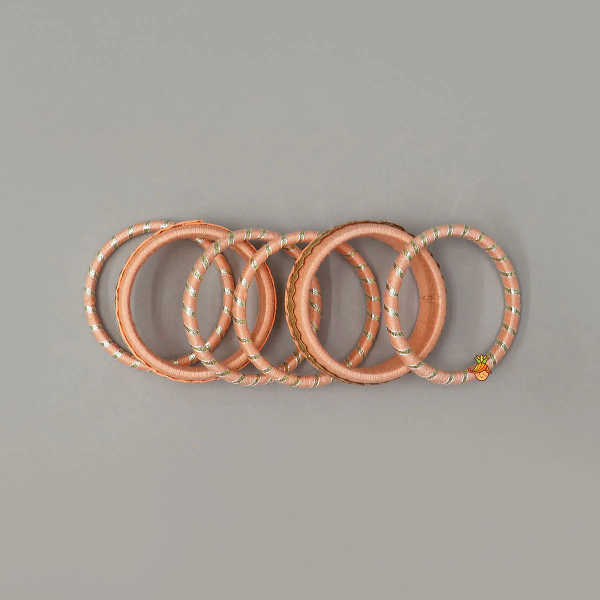 Gota Lace Detailed Elegant Thread Bangles - Image 3