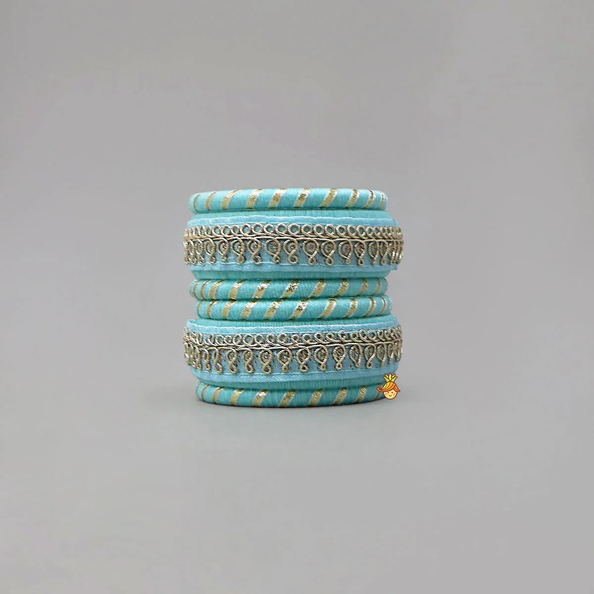 Gota Lace-Embellished Beautiful Thread Bangles