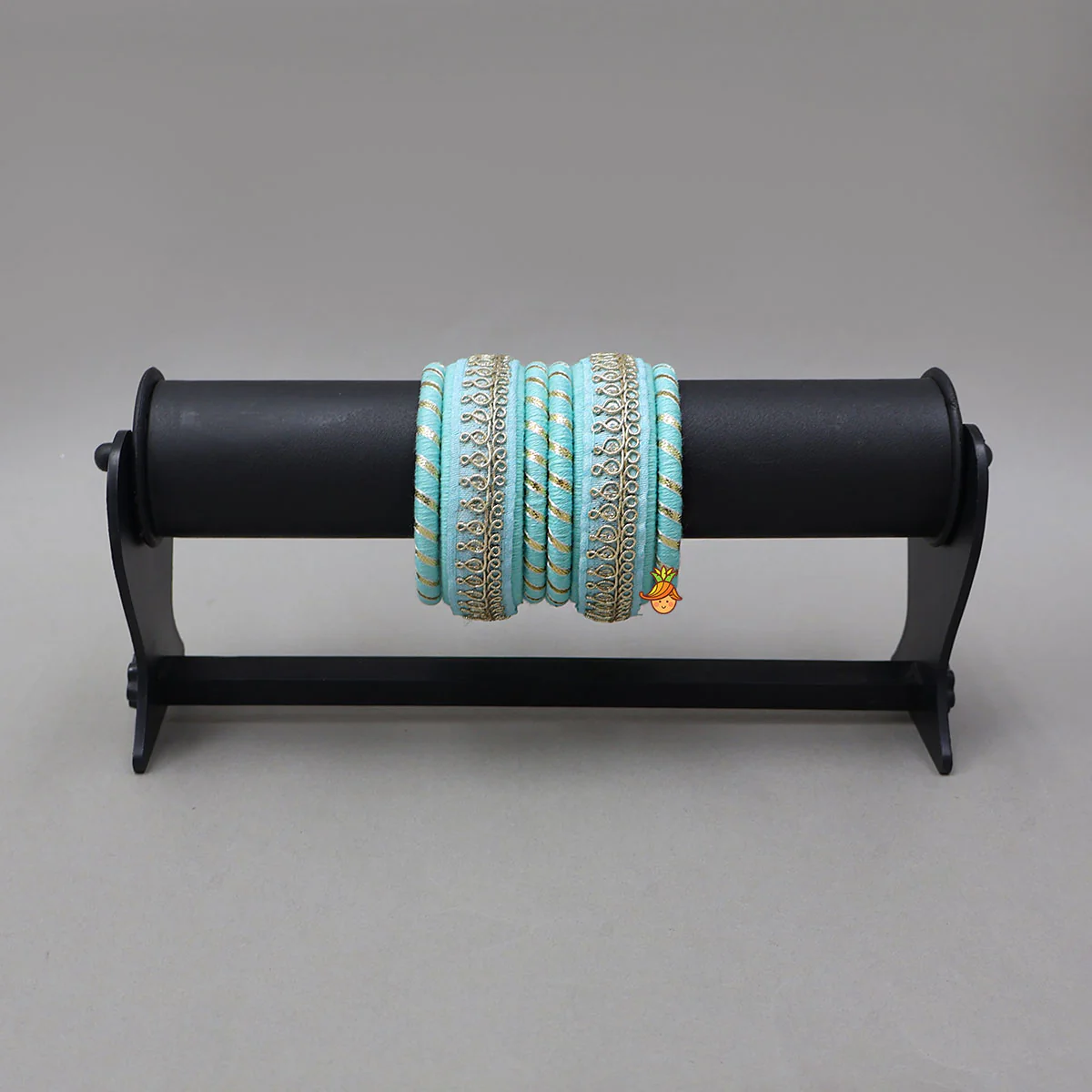 Gota Lace-Embellished Beautiful Thread Bangles - Image 4