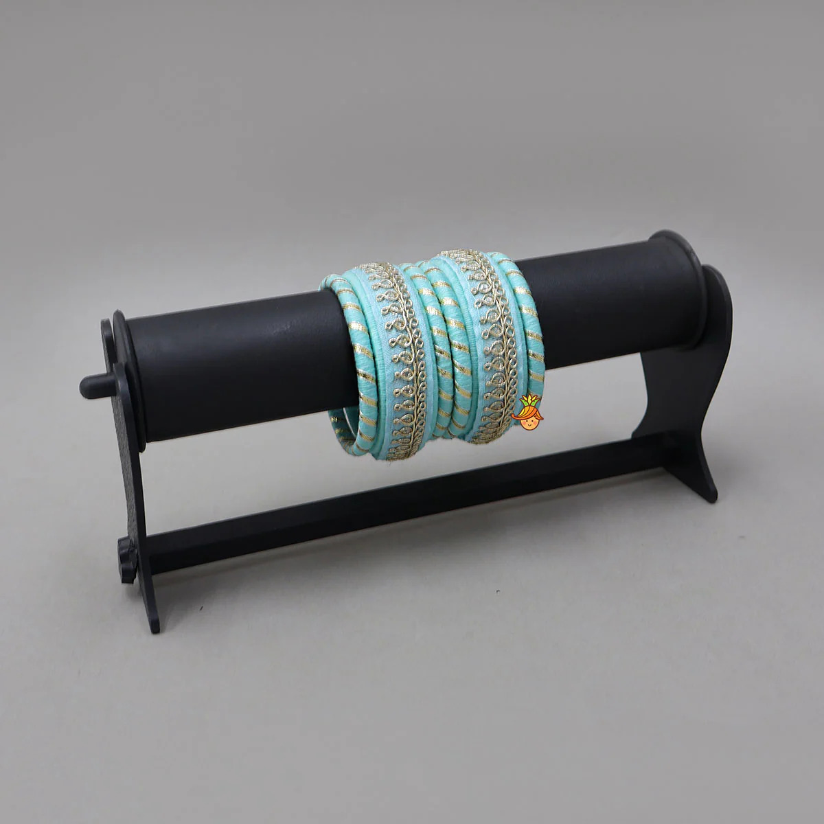 Gota Lace-Embellished Beautiful Thread Bangles - Image 5