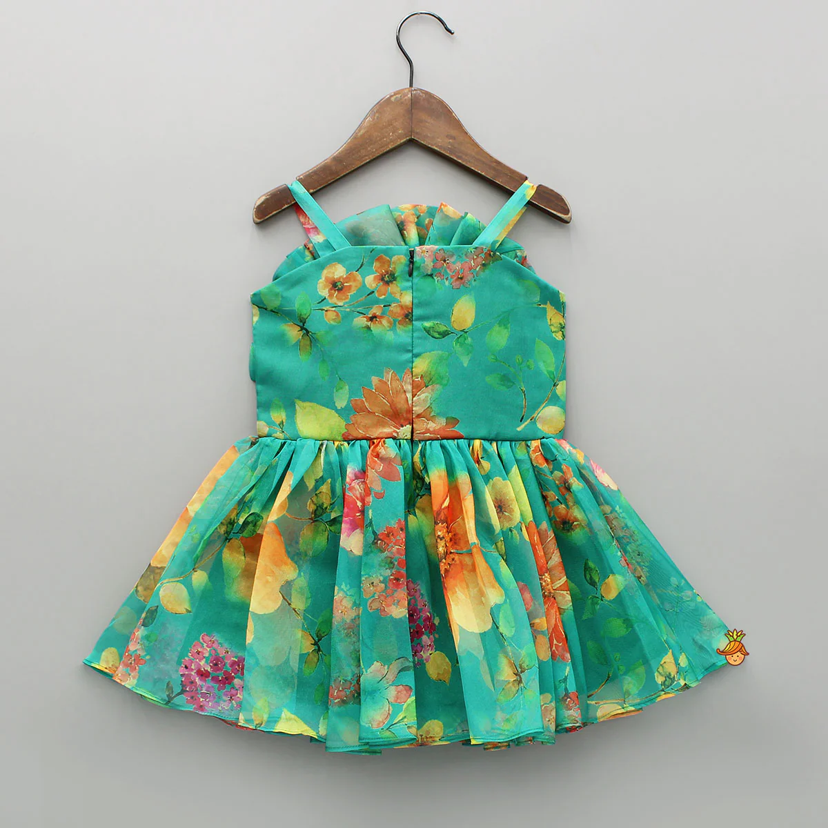 Green Sleeveless Strappy Dress - Image 2