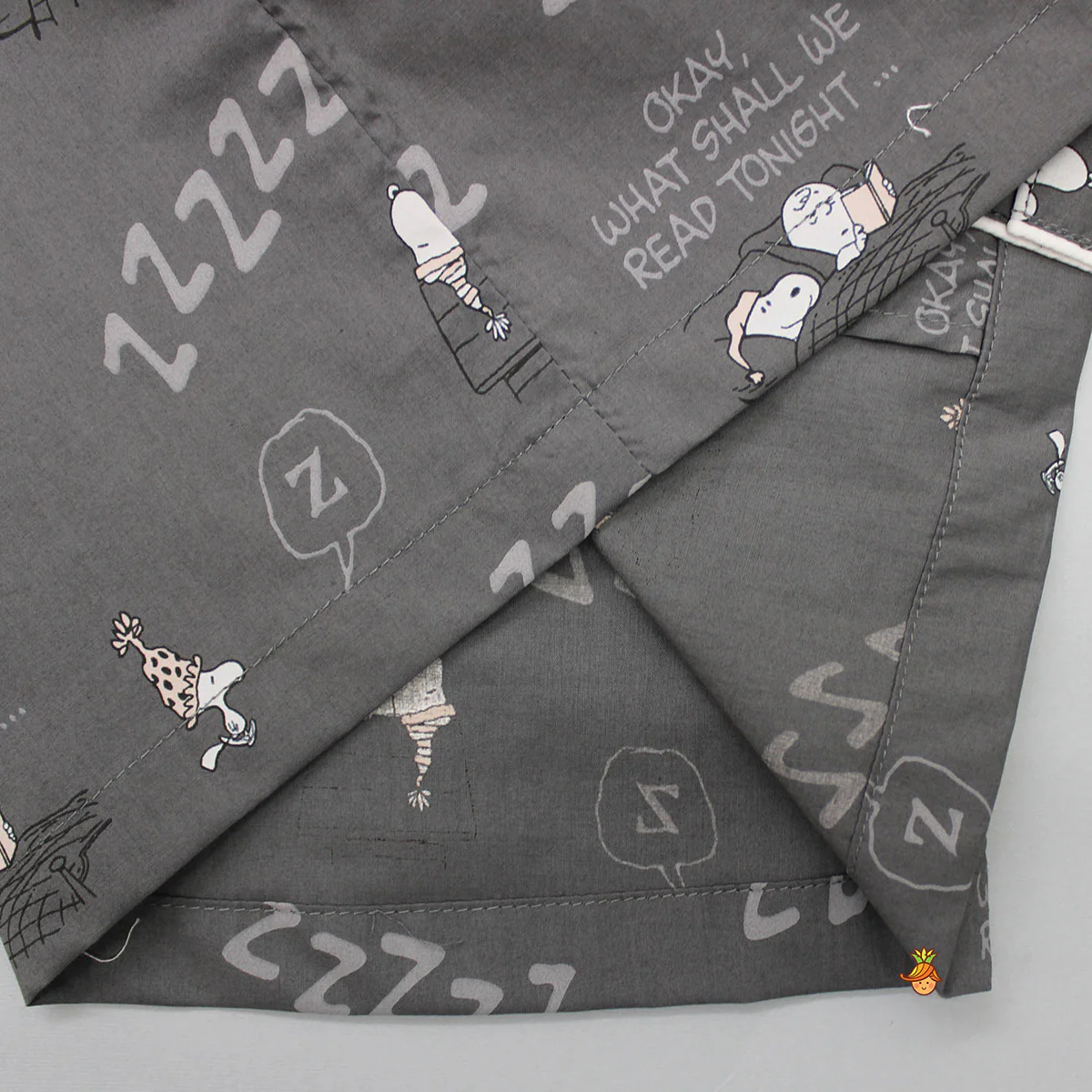 Grey Snooze Printed Sleepwear - Image 5