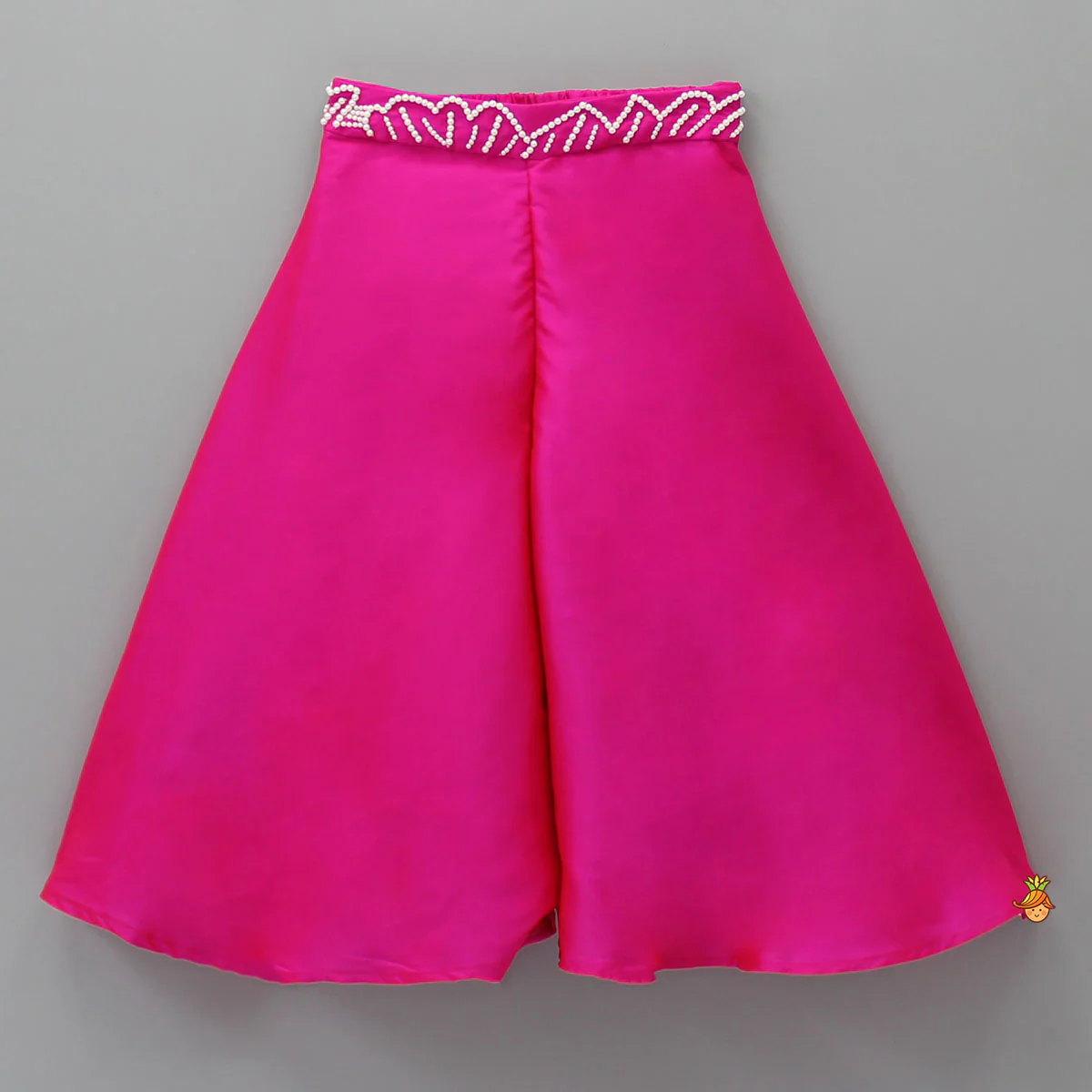 Halter Neck Back Bow Enhanced Top With Flared Palazzo - Image 4