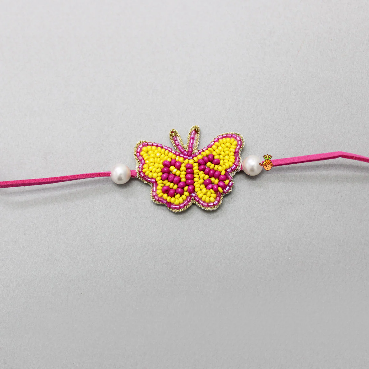 Hand Beaded Soft Rakhi - Image 3